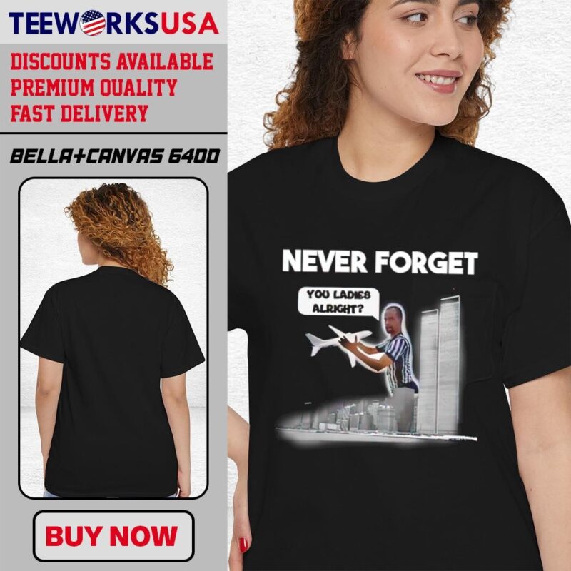 Never Forget You Ladies Alright Omar The Ref vintage classic-women-t-shirt