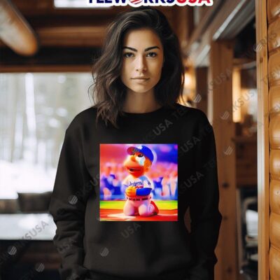 Bart simpson los angeles Dodgers baseball pray sweater