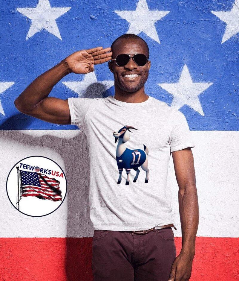 The goat Josh Allen 17 Buffalo Bills shirt