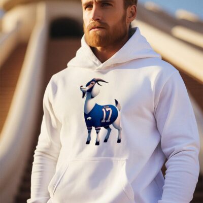 The goat Josh Allen 17 Buffalo Bills hoodie