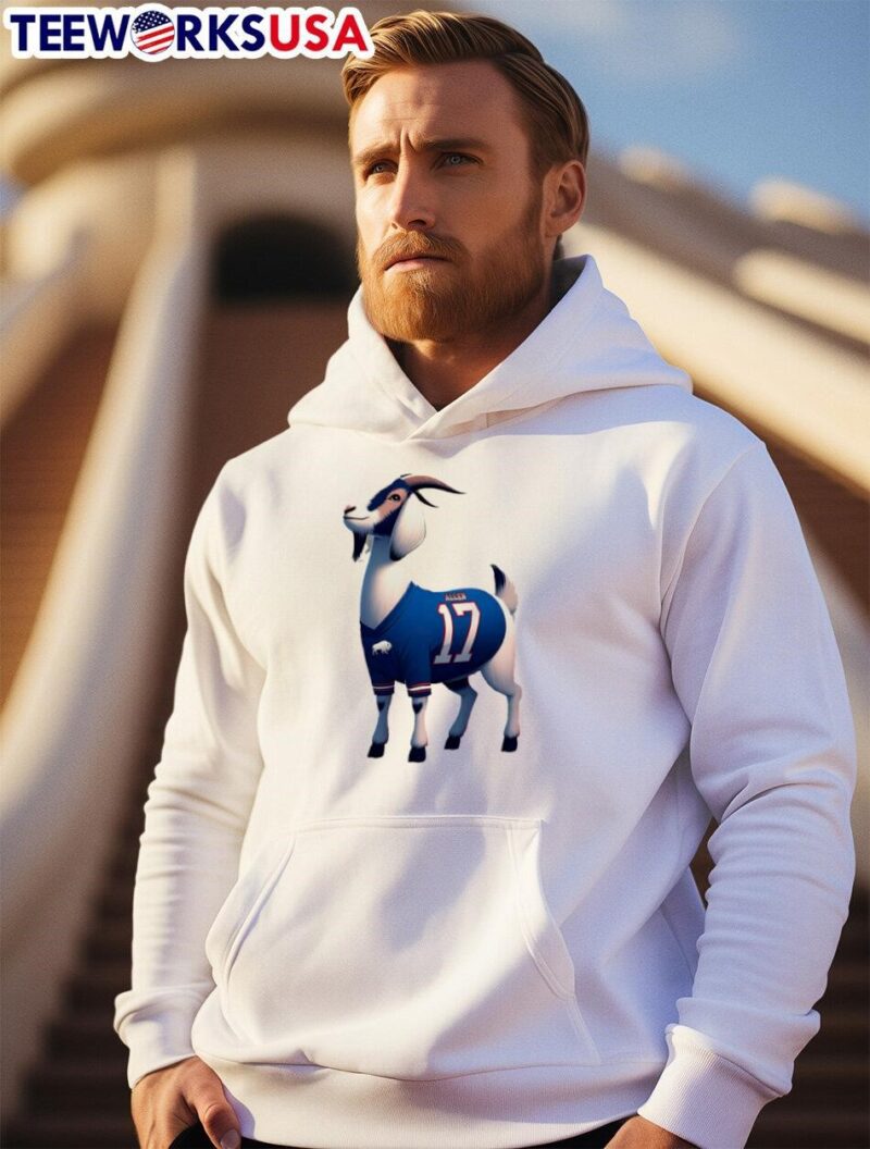 The goat Josh Allen 17 Buffalo Bills hoodie