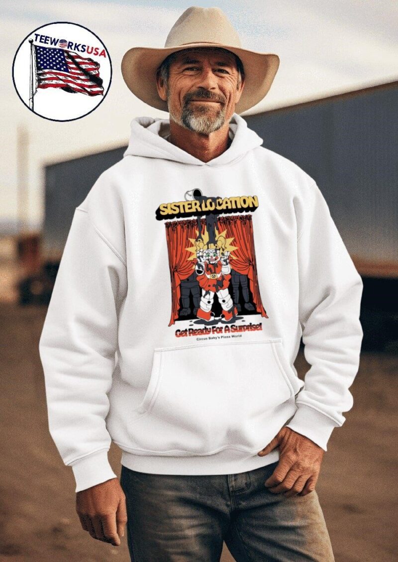 Sister Location get ready for a surprised Circus baby’s pizza world hoodie