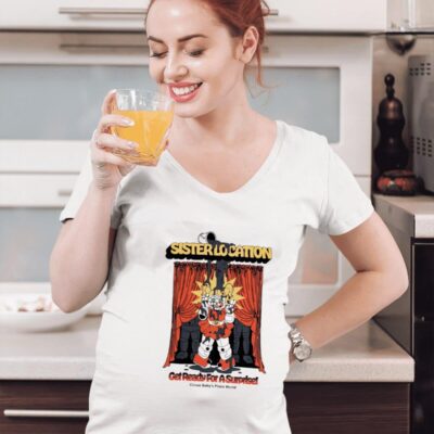 Sister Location get ready for a surprised Circus baby’s pizza world women-t-shirt