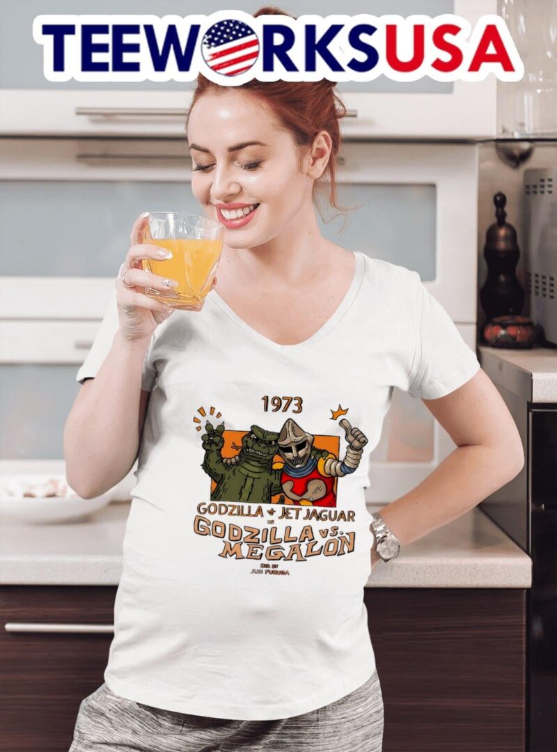 Quaziesart 1973 Godzilla Jet Jaguar In Godzilla vs Megalon women-t-shirt