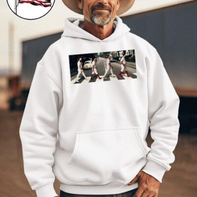 Philadelphia Phillies crossing Abbey road to London Series MLB world tour hoodie