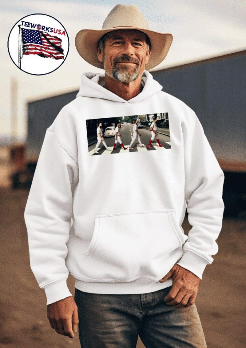 Philadelphia Phillies crossing Abbey road to London Series MLB world tour hoodie