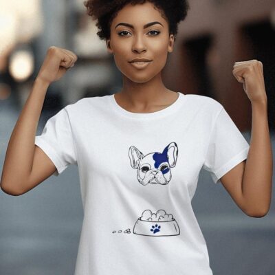 Ryan clark dog don’t play with my foood women-t-shirt
