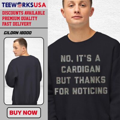 No it’s a cardigan but thanks for noticing retro black-unisex-sweatshirt