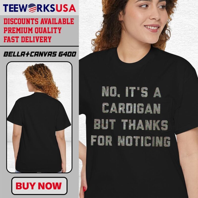 No it’s a cardigan but thanks for noticing retro classic-women-t-shirt