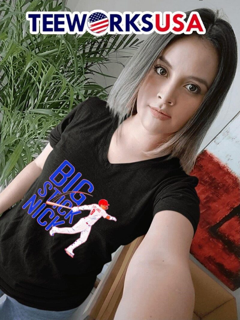 Philadelphia Phillies Nick Castellanos big stick Nick 2024 women-t-shirt
