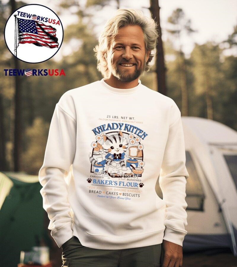 Kneady kitten bakers flour for all your baking kneads sweater