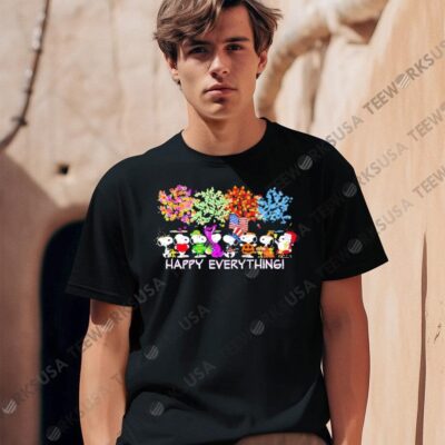Snoopy happy everything cartoon shirt