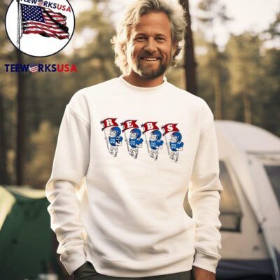 Ole Miss Rebels Colonel Reb with helmets sweater
