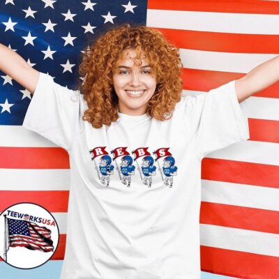 Ole Miss Rebels Colonel Reb with helmets women-shirt
