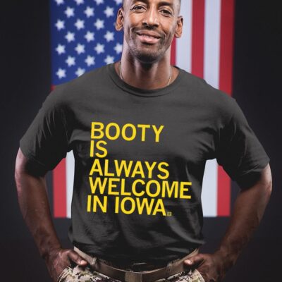 Oklahoma Sooners General Booty is always welcome in Iowa shirt