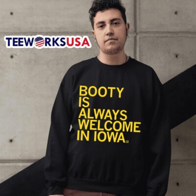 Oklahoma Sooners General Booty is always welcome in Iowa sweater