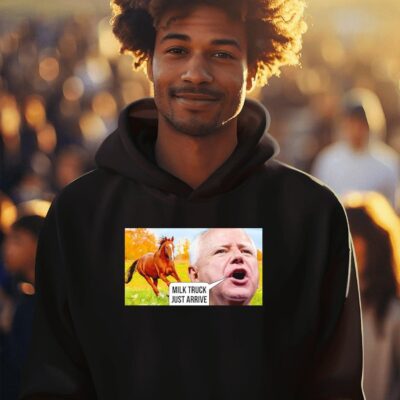 Tim Walz milk truck just arrive hoodie