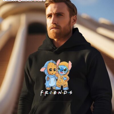 Stitch And Groot Marvel Best Friends For Life Disney Fan hoodie
