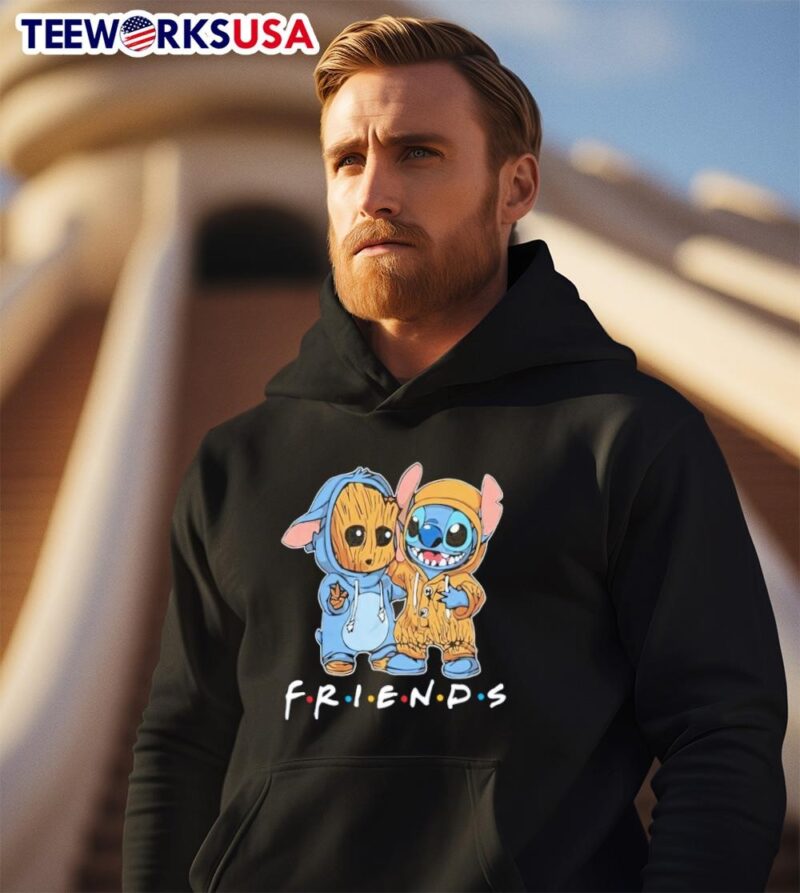 Stitch And Groot Marvel Best Friends For Life Disney Fan hoodie