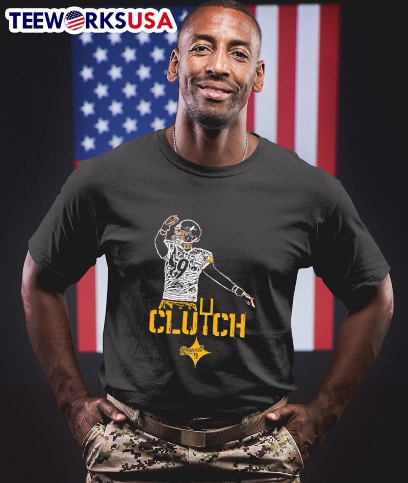 Pittsburgh Steelers Chris Boswell 9 clutch art shirt