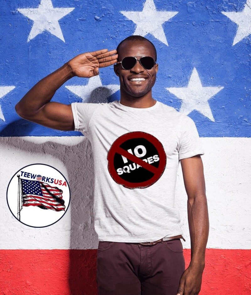 No squares design shirt