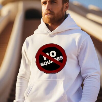 No squares design hoodie
