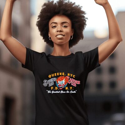 Queens NYC Engine 315 Ladder 125 FDNY the greatest show on Earth women-t-shirt