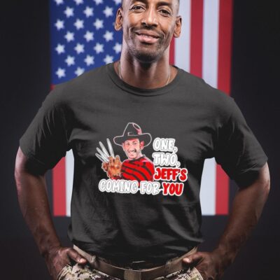 One two Jeff Platt's coming for you Freddy Krueger shirt