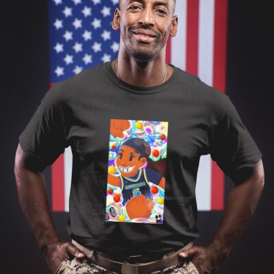 Chicago Sky Angel Reese grillz teeth cartoon shirt