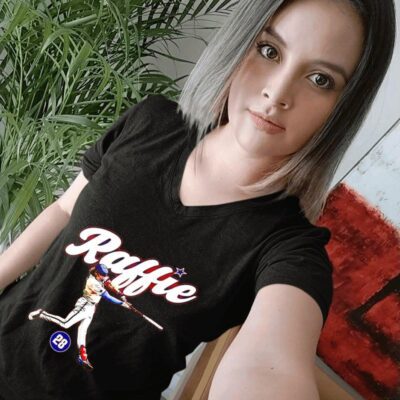 Raffie 28 Alec Bohm Philadelphia Phillies women-t-shirt
