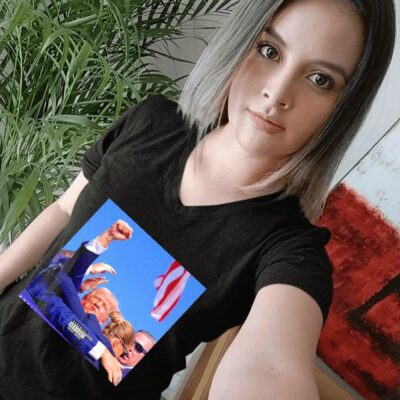 Donald Trump Parental advisory explicit content album cover assassination attempt women-t-shirt
