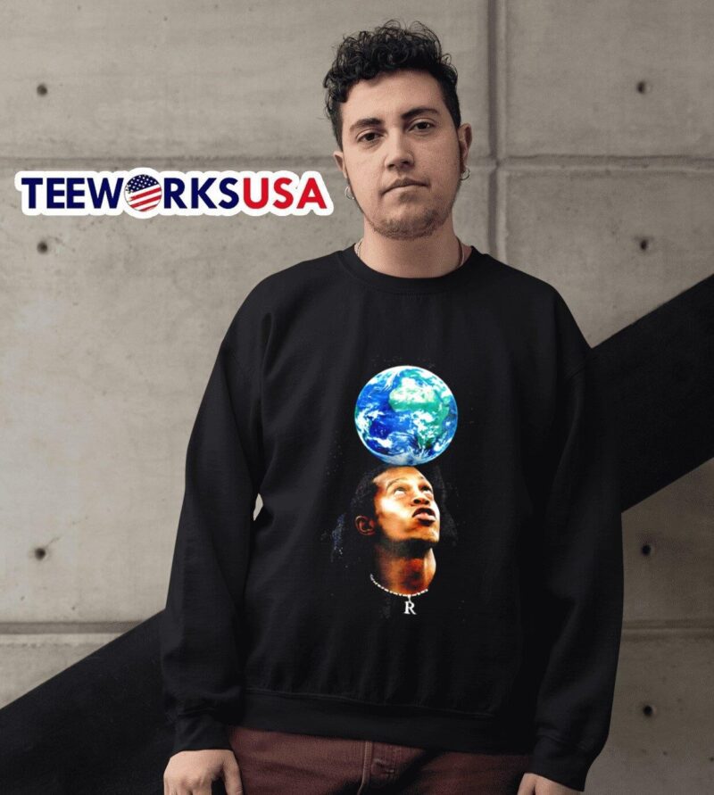 Ronaldinho Gaúcho world ball on head sweater
