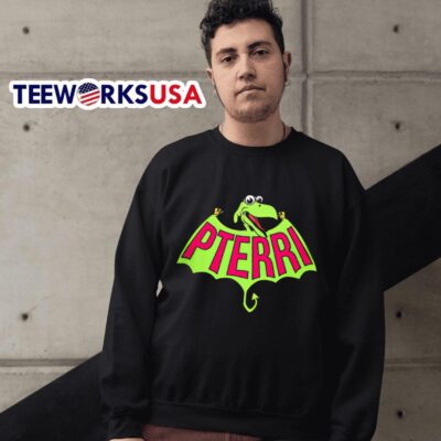 Pterri the pterodactyl from Pee-wee’s Playhouse sweater