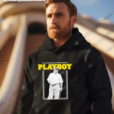 Playboy Trump playing golf hoodie