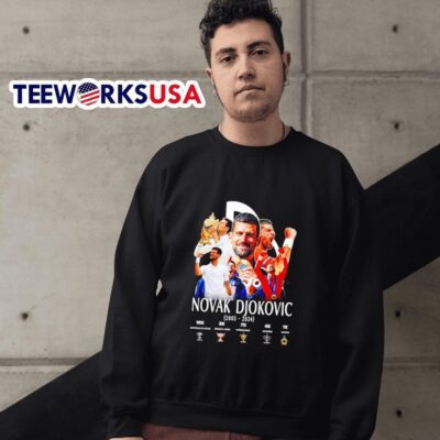 Novak Djokovic 2003-2024 goat tennis champions sweater