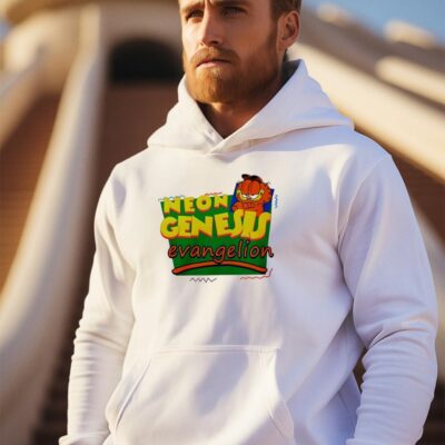 Neon Genesis Evangelion Garfield hoodie