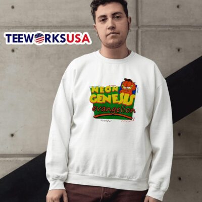 Neon Genesis Evangelion Garfield sweater