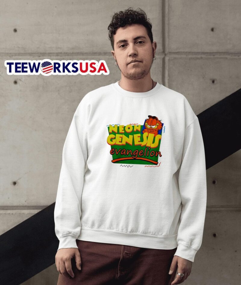 Neon Genesis Evangelion Garfield sweater