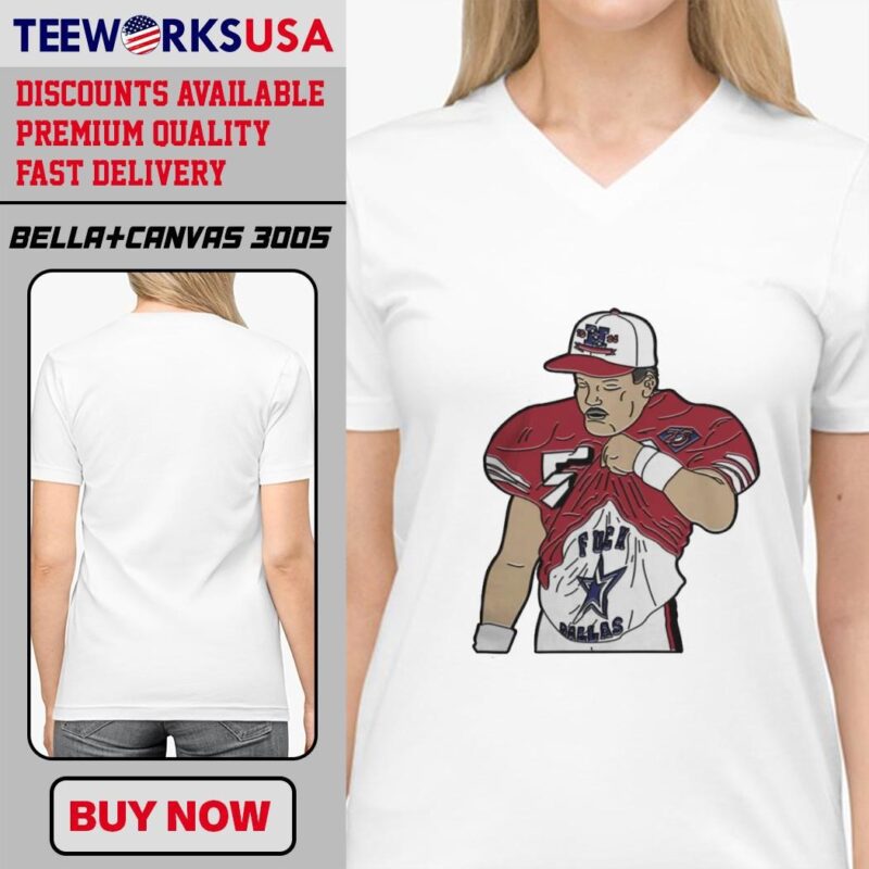 Plummer F Dallas Pin Fuck Dallas v-neck-t-shirt