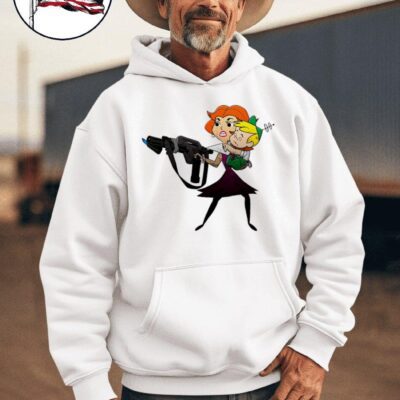 The Jetsons and Alien get away from him you B-word hoodie