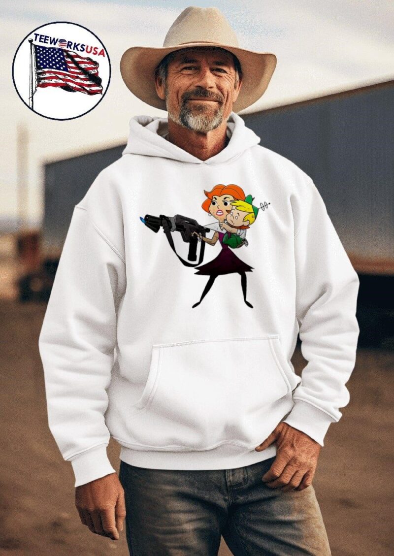 The Jetsons and Alien get away from him you B-word hoodie