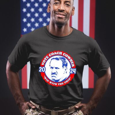 Pittsburgh Steelers vote coach Bill Cowher win with the chin 2024 shirt