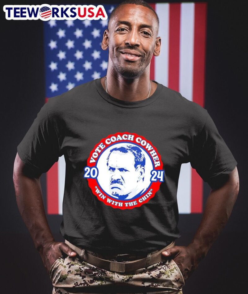 Pittsburgh Steelers vote coach Bill Cowher win with the chin 2024 shirt