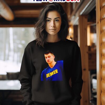 Nikola Jokic Denver Nuggets funny face sweater