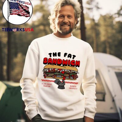 Rutgers Scarlet Knights the fat sandwich a late-knight tradition sweater