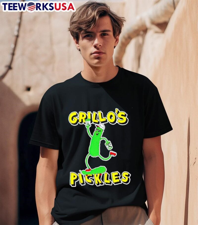 Mike Lottie X Grillos Pickle man skate shirt