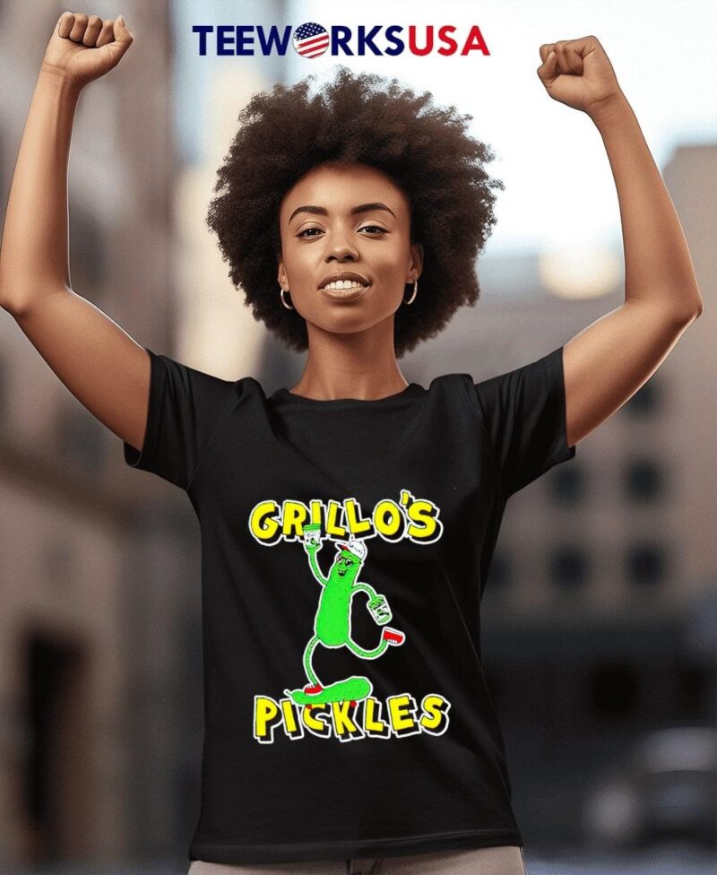Mike Lottie X Grillos Pickle man skate women-t-shirt