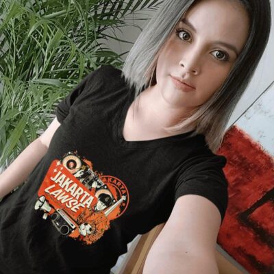 Jakarta Lawse football music and culture women-t-shirt