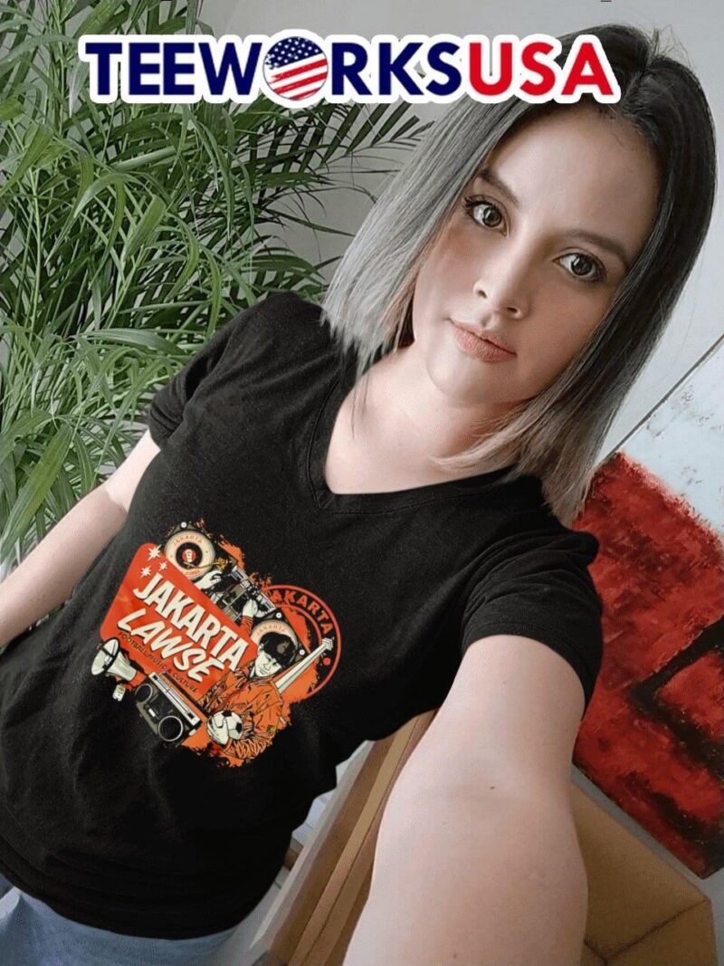 Jakarta Lawse football music and culture women-t-shirt
