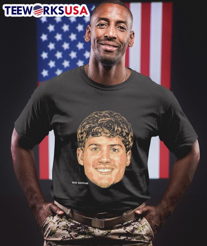 Reed Sheppard Houston Rockets portrait shirt